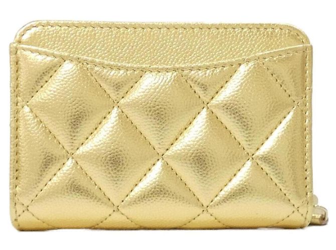 Monedero Chanel Timeless Classic Dorado - vista 2
