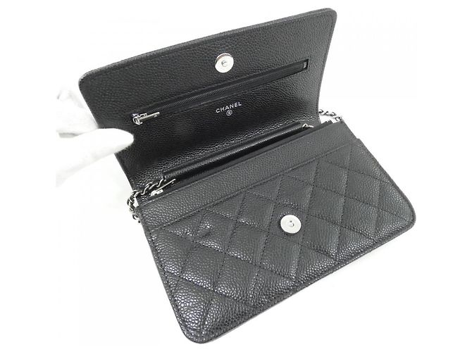 Catena per portafoglio Chanel Timeless Classic Line AP0250 Nero - vista 7