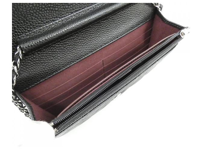 Catena per portafoglio Chanel Timeless Classic Line AP0250 Nero - vista 9