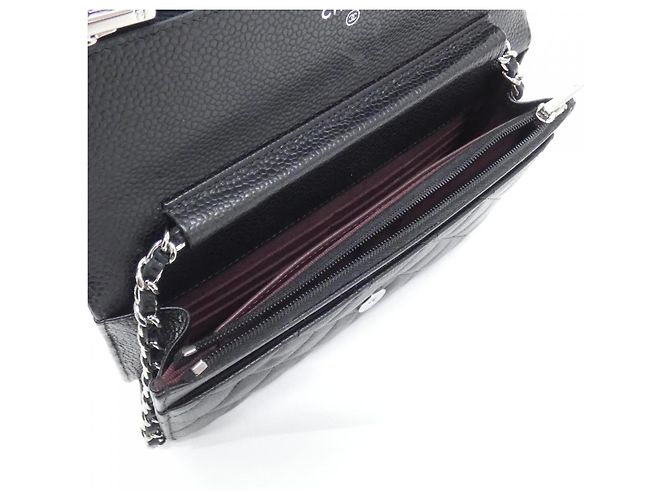 Catena per portafoglio Chanel Timeless Classic Line AP0250 Nero - vista 9