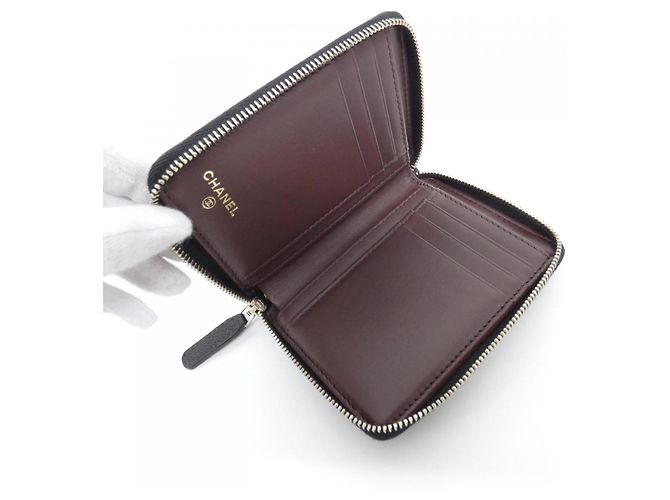 Carteira Bi-Fold Chanel Timeless Classic Line AP4652 Preto - vista 6