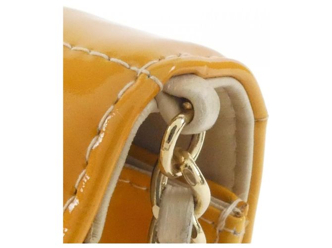 Borsa a tracolla Chanel Chocolate Bar Line 17661 Giallo - vista 6