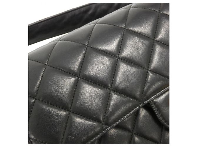 Chanel Handtasche aus schwarzem Lammleder - Ansicht 3