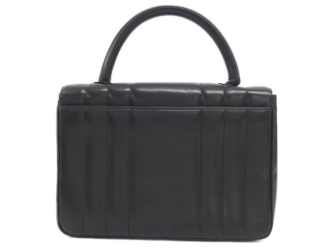 Borsa Chanel in pelle d'agnello nera Nero - vista 2
