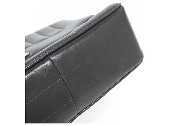 Borsa Chanel in pelle d'agnello nera Nero - vista 3
