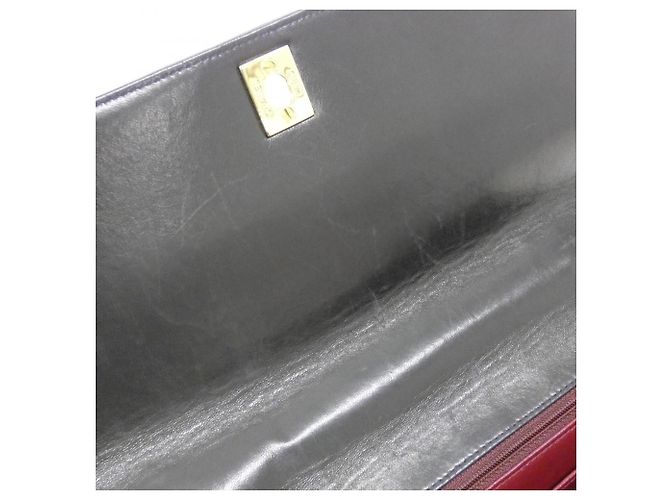 Borsa Chanel in pelle d'agnello nera Nero - vista 9