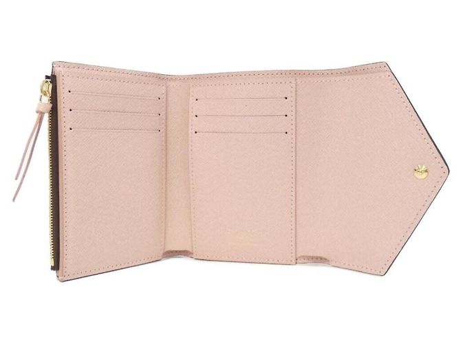 Louis Vuitton Monogram Portefeuille Victorine Wallet Castaño Rosa - vista 4