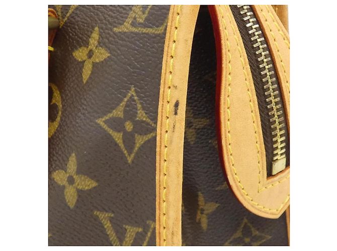 Borsa a tracolla Louis Vuitton Monogram Popincourt O M40007 Marrone - vista 6