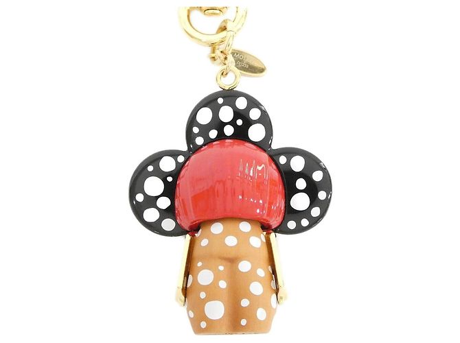 Louis Vuitton Porte Clés Vivienne Infinity Dot Keyring Nero Bianco - vista 3