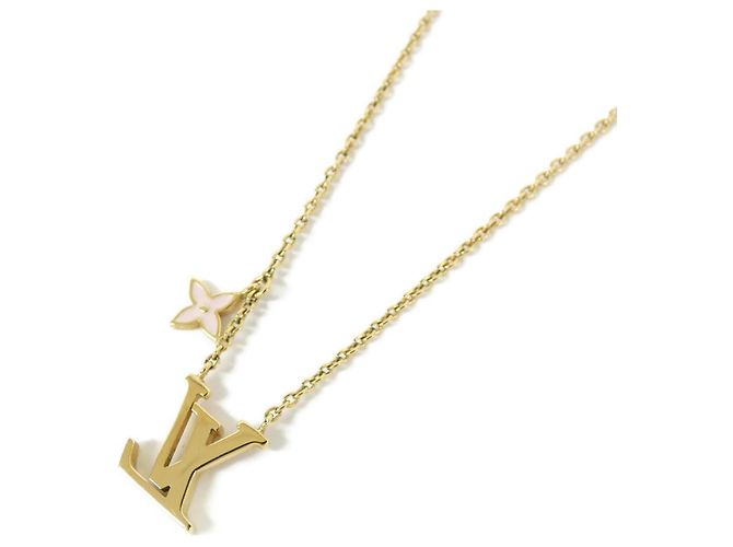 Collana Smaltata LV Iconic Louis Vuitton Rosa D'oro - vista 3