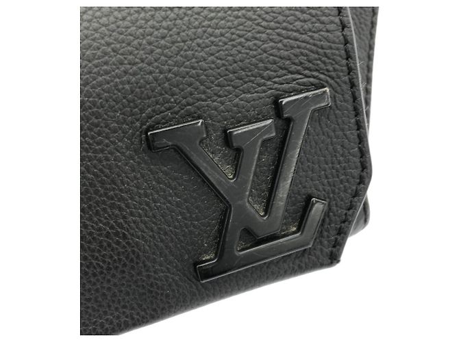 Borsa a tracolla Louis Vuitton LV Aerogram Takeoff Nero - vista 4