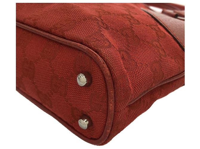 Borsa Gucci 113015 Rossa in Tela GG Rosso - vista 2