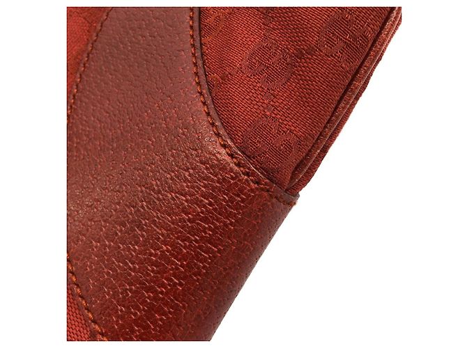Borsa Gucci 113015 Rossa in Tela GG Rosso - vista 3