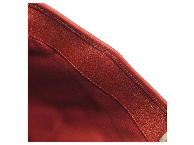 Borsa Gucci 113015 Rossa in Tela GG Rosso - vista 8