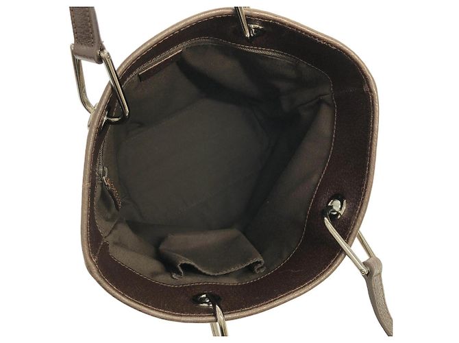 Borsa Gucci GG Canvas Marrone Beige - vista 7