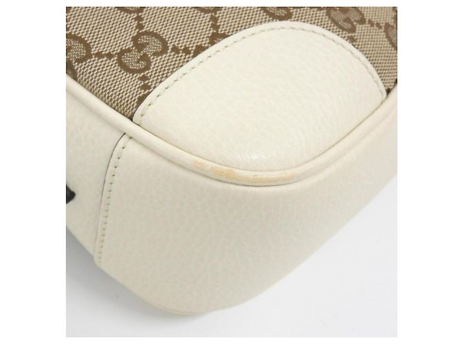 Borsa a tracolla Gucci GG Canvas Beige Crudo - vista 3