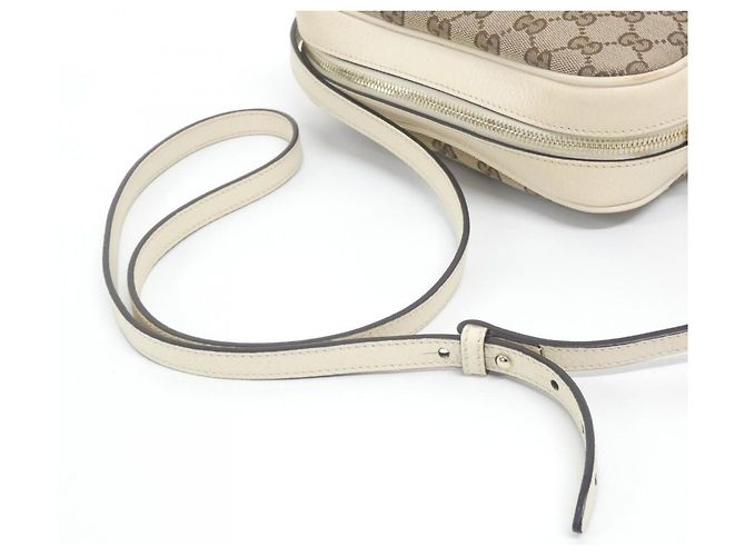 Borsa a tracolla Gucci GG Canvas Beige Crudo - vista 6