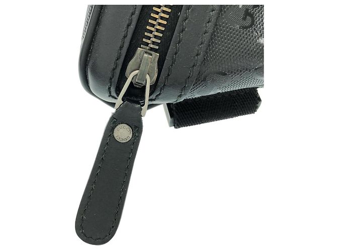 Autre Marque Borsello da vita Gucci 233269 FU4CR Nero - vista 6