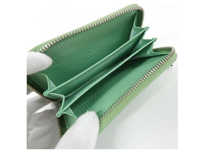 Gucci 644412 17WEF Monedero de piel verde - vista 4