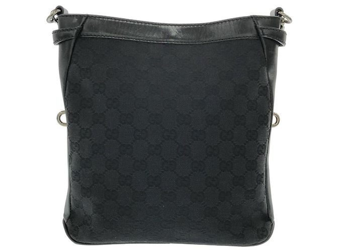 Borsa a tracolla Gucci GG Canvas Nero - vista 2