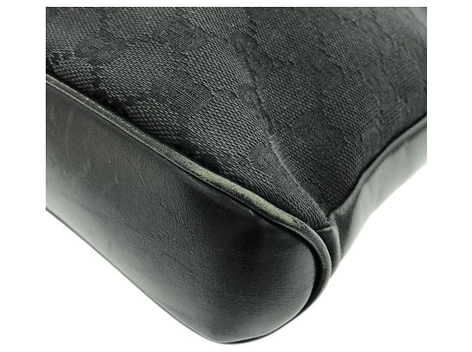 Borsa a tracolla Gucci GG Canvas Nero - vista 3