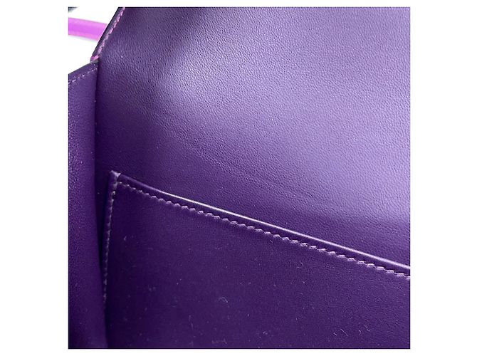 Hermès Borsa a tracolla Hermes Mini Constance 3 Verso Viola scuro - vista 12