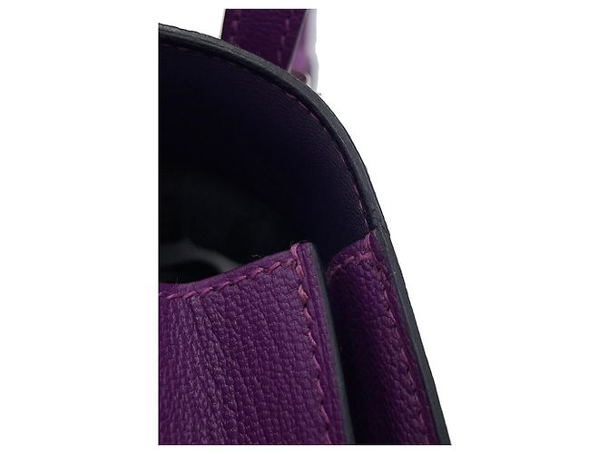 Hermès Borsa a tracolla Hermes Mini Constance 3 Verso Viola scuro - vista 14