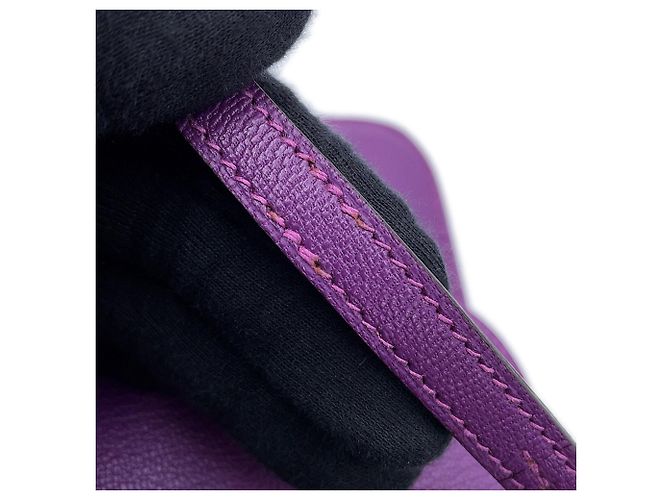 Hermès Borsa a tracolla Hermes Mini Constance 3 Verso Viola scuro - vista 17