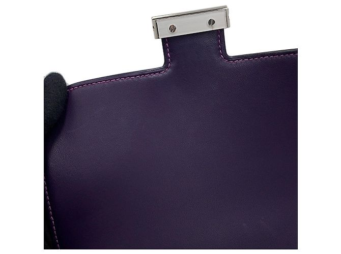 Hermès Borsa a tracolla Hermes Mini Constance 3 Verso Viola scuro - vista 8