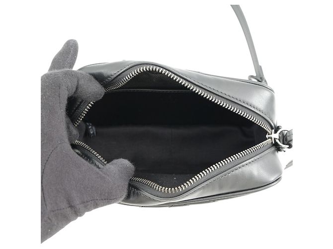 Borsa a tracolla mini Gucci GG Marmont Nero - vista 5