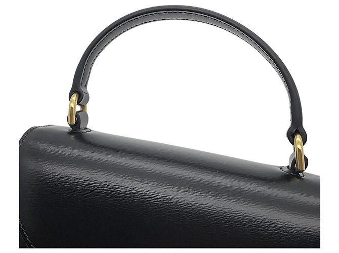 Céline Celine Triomphe Mini Buzas Handtasche Schwarz - Ansicht 10