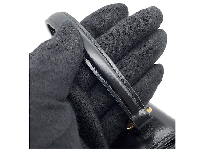 Céline Celine Triomphe Mini Buzas Handtasche Schwarz - Ansicht 13