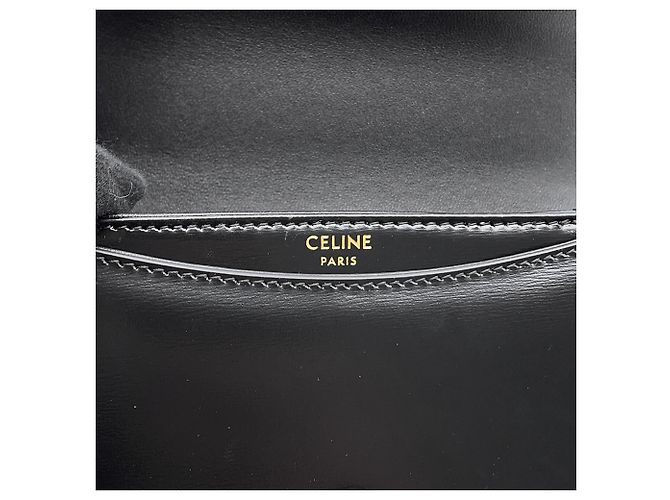 Céline Celine Triomphe Mini Buzas Handtasche Schwarz - Ansicht 18