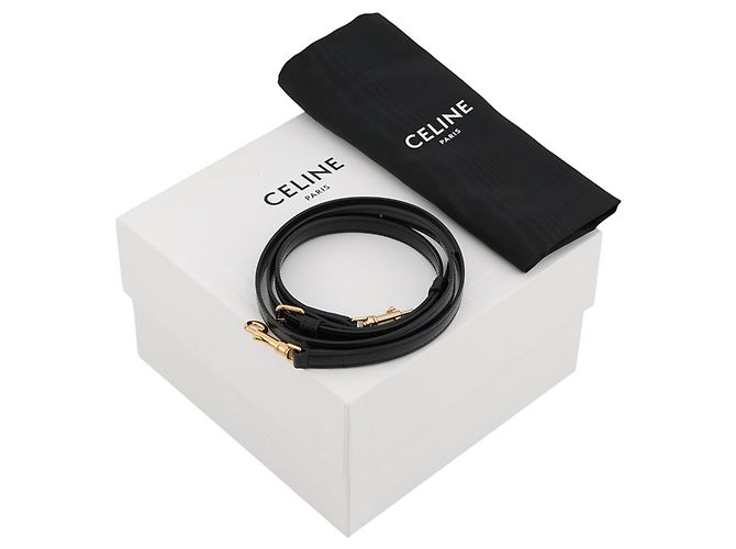 Céline Celine Triomphe Mini Buzas Handtasche Schwarz - Ansicht 20