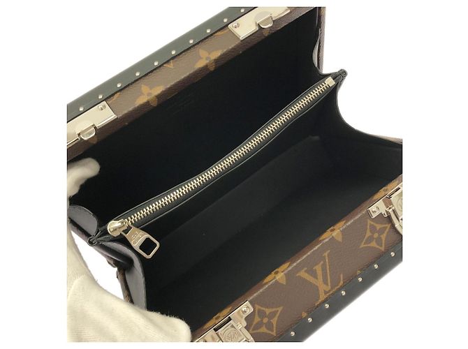 Borsa a tracolla Louis Vuitton Monogram Macassar Marrone - vista 7