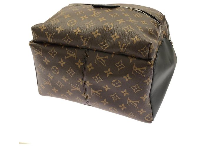 Zaino Louis Vuitton Monogram Macassar Discovery Marrone - vista 3