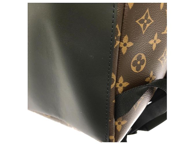 Zaino Louis Vuitton Monogram Macassar Discovery Marrone - vista 5