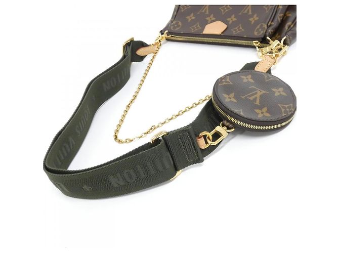 Louis Vuitton Monogram Multi Pochette Accessoires M44813 Shoulder Bag Marrone Cachi - vista 5
