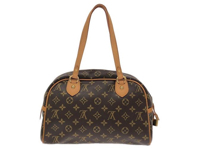 Borsa a tracolla Louis Vuitton Monogram Montorgueil PM M95565 Marrone - vista 2