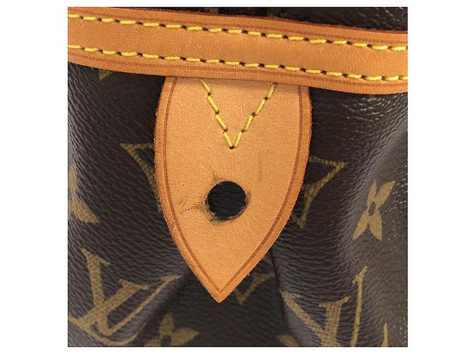 Borsa a tracolla Louis Vuitton Monogram Montorgueil PM M95565 Marrone - vista 4