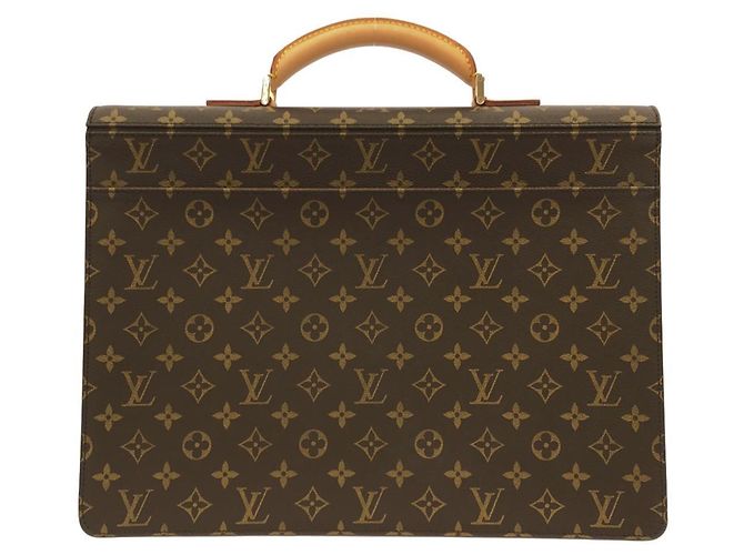 Borsa Louis Vuitton Monogram Robusto M53027 Marrone - vista 2