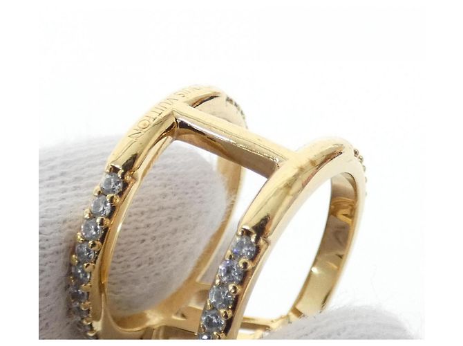 Louis Vuitton LV Iconic Strass Band Ring Golden - Ansicht 4