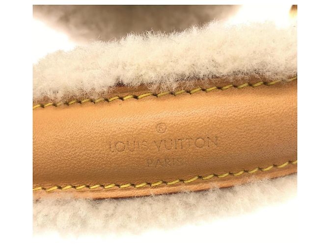 Néonoé Borsa a tracolla Louis Vuitton Monogram Neo Noe BB Marrone Bianco - vista 5
