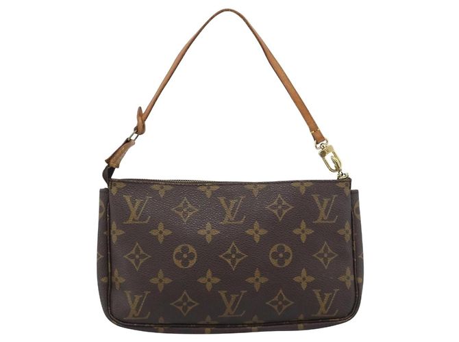 Louis Vuitton Pochette Accessoires Yayoi Kusama Painted Dots Monogram Canvas Mini Marrone - vista 2