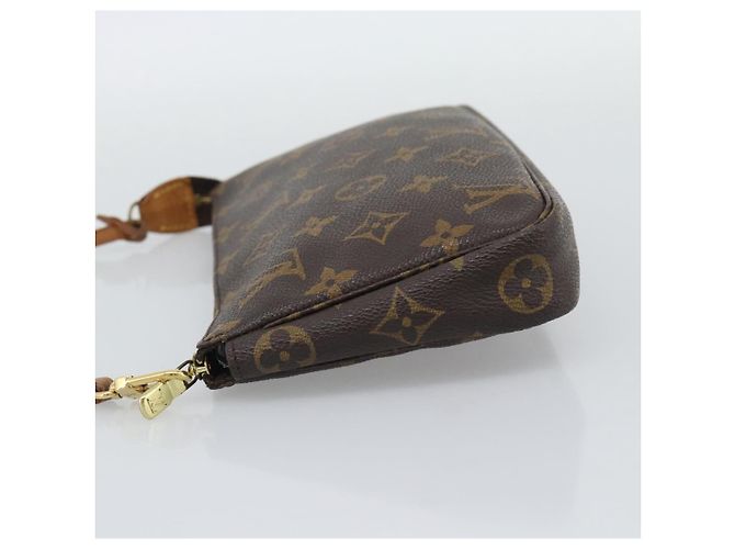 Louis Vuitton Pochette Accessoires Yayoi Kusama Painted Dots Monogram Canvas Mini Marrone - vista 3