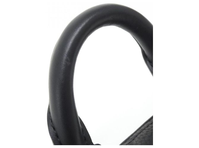 Louis Vuitton Taurillon Monogram Keepall Bandoulière 25cm Nero - vista 5