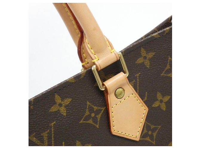 Bolso Louis Vuitton Monogram Sac Plat Castaño - vista 3