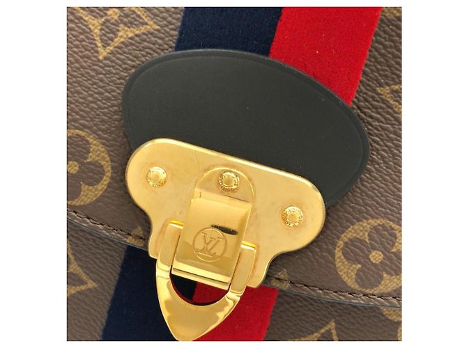 Borsa Louis Vuitton Monogram Georges BB Marrone - vista 4