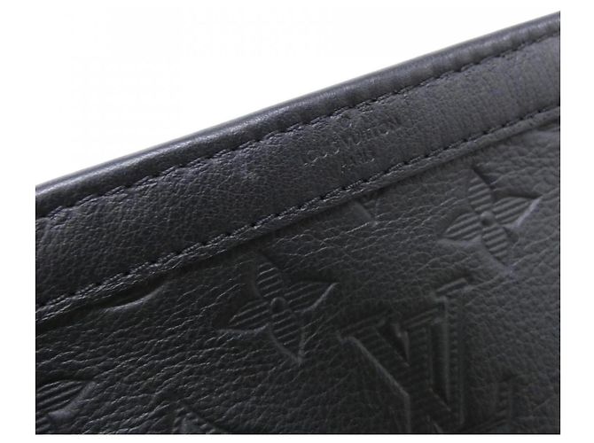 Portafoglio wearable Louis Vuitton Monogram Shadow Gaston Nero - vista 5