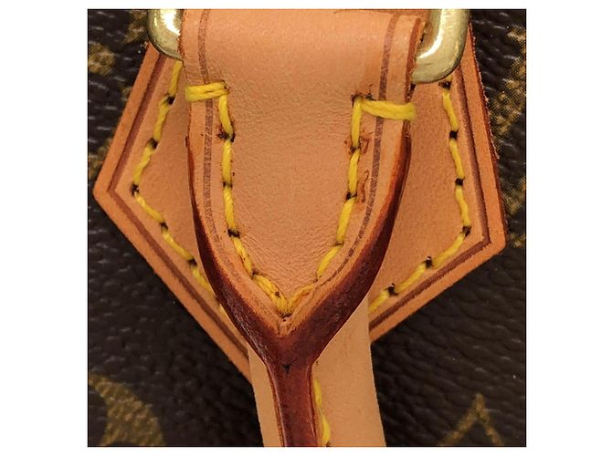 Borsa Louis Vuitton Monogram Speedy Boston Bag Marrone - vista 3